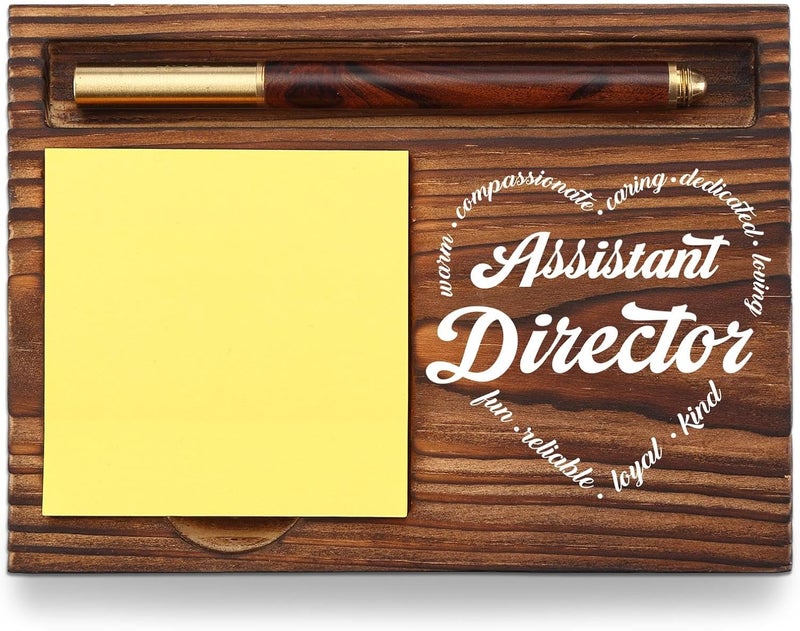 YODOCAMP Assistant Director Sticky Note Holder, Thank You Gift for Director Coworker Teacher Assistant, Assistant Director Appreciation Gift Desk Self-Stick Note Pad Holders TZP43 - Image 1